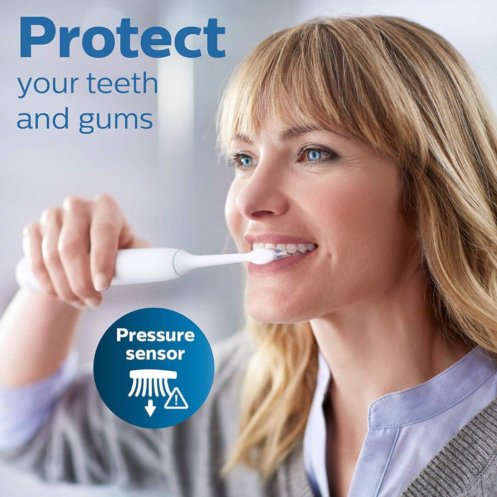 Philips Sonicare ProtectiveClean 5300 Electric Toothbrush (HX6423/34) - Rechargeable Sonic Toothbrush with Pressure Sensor & 3 Modes for Deep Cleaning - Perfect for Travel & Daily Oral Care