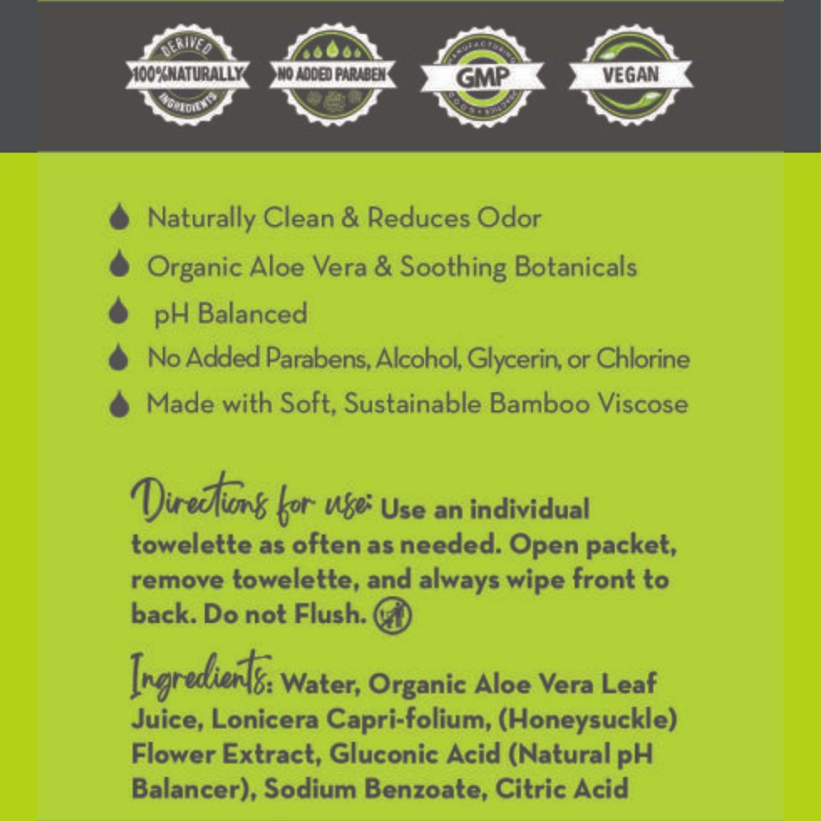 Desert Harvest Aloe Fresh Moisturizing & Cleansing Personal Wipes | pH Balanced Feminine Hygiene Towelettes | 36 Count Pack | Gentle for Sensitive Skin & On-the-Go Freshness