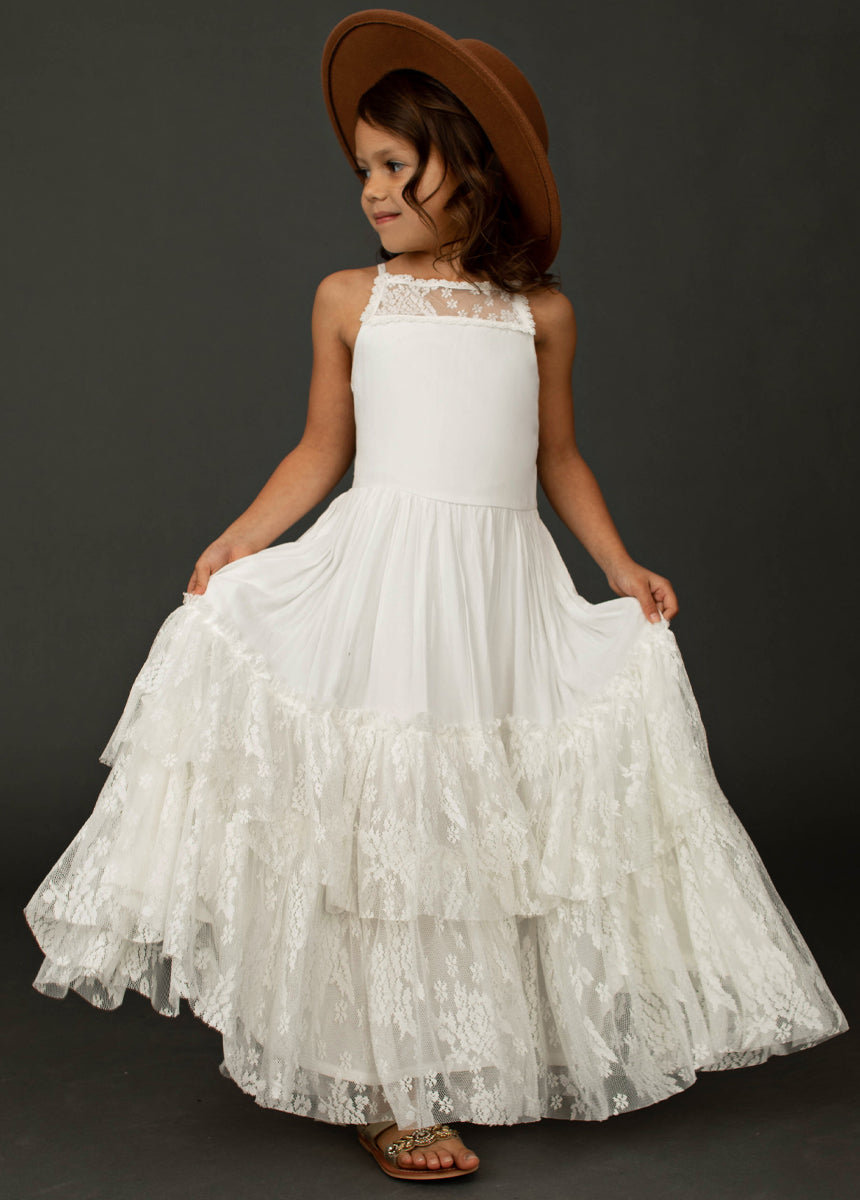 Elegant White Catrin Dress for Women - Perfect for Weddings, Parties & Special Occasions