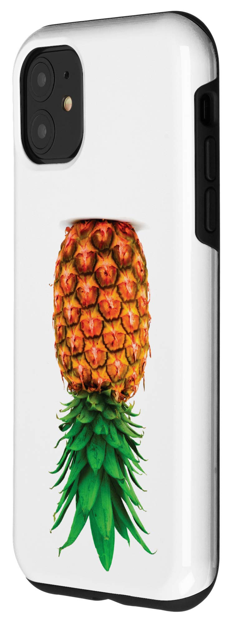 iPhone 11 Case with Upside Down Pineapple Swinger Design - Trendy Protective Cover for iPhone 11 - Perfect for Beach Parties, Swingers Events & Tropical Vacations