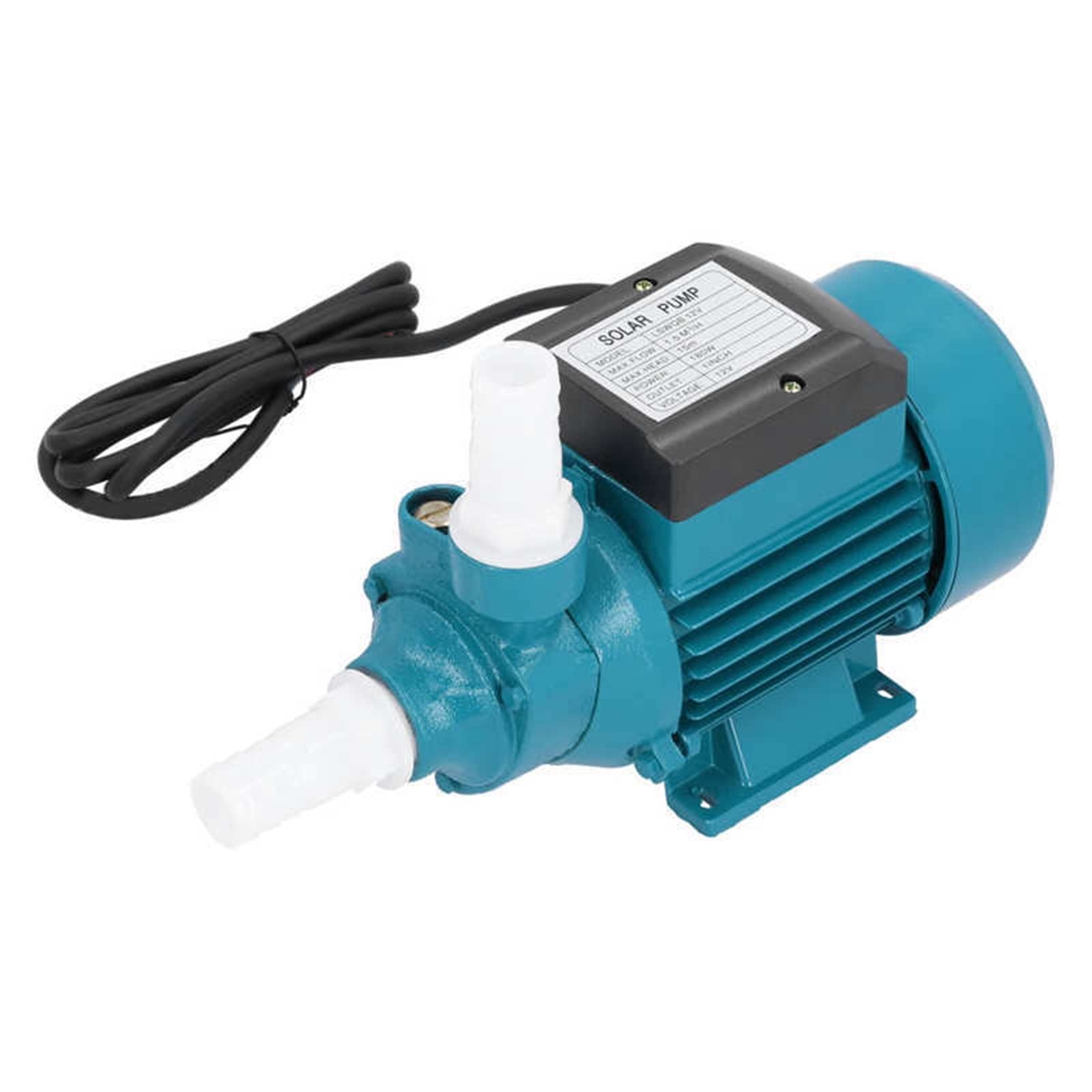 12V 180W Mini DC Water Pump - Single Stage Horizontal Garden Irrigation Pump with Unipolar Impeller for Home, Greenhouse & Outdoor Watering | Energy Efficient & Water Saving Tool