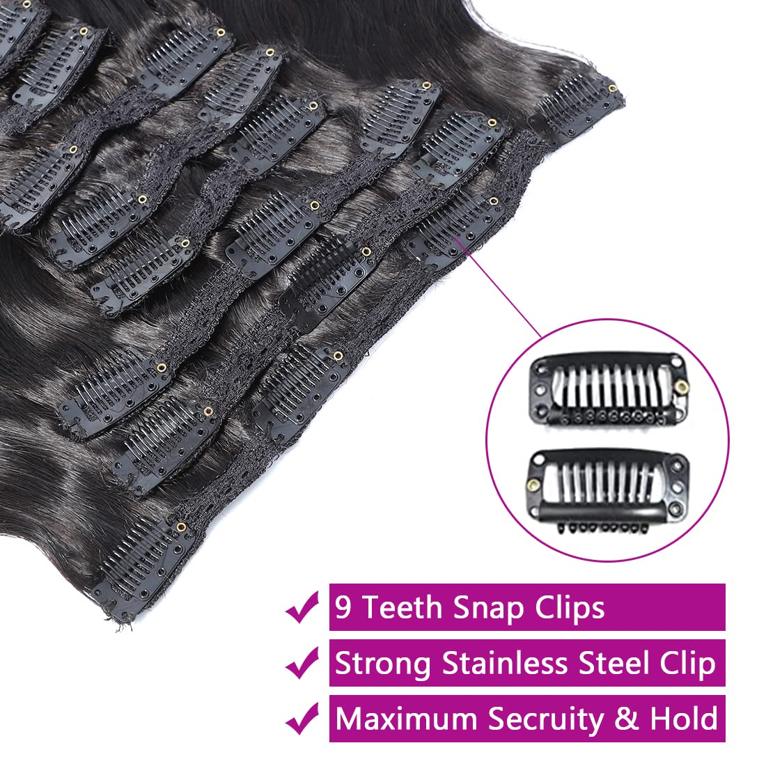 Premium Clip-in Hair Extensions 14