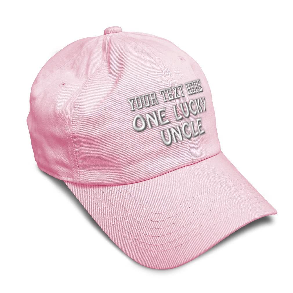 Lucky Uncle Blessed Family Baseball Cap - Soft Adjustable Dad Hat for Men & Women - Perfect for Outdoor Sports, Casual Wear & Gifts