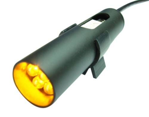 SELPONT Light Black Housing with Yellow LED Single Mode - Perfect for Home, Office, and Outdoor Lighting Solutions