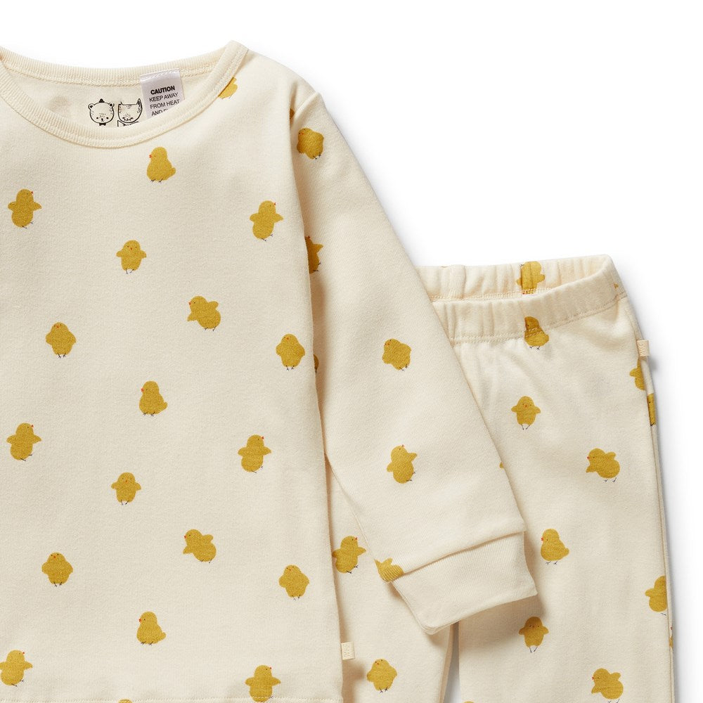 Organic Cotton Long Sleeve Pajamas for Babies & Toddlers - Soft & Comfortable Sleepwear for Boys & Girls - Perfect for Bedtime, Lounging & Nursery