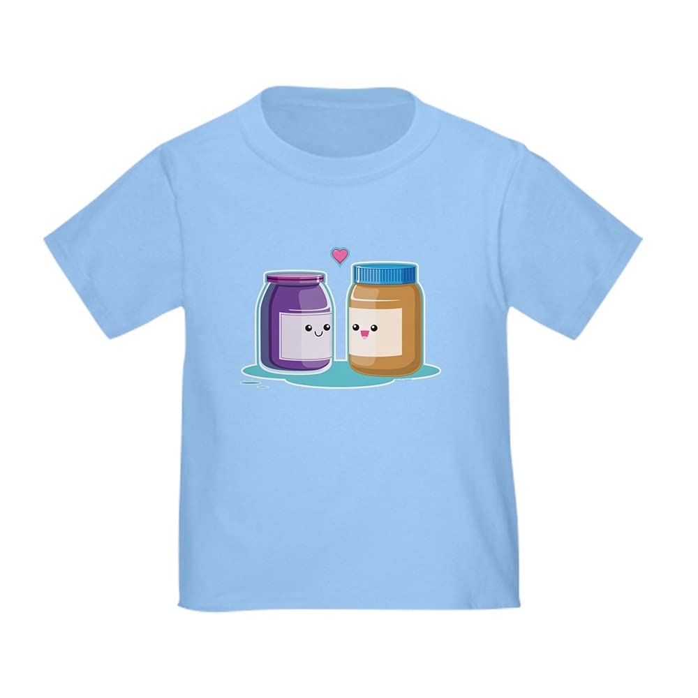 Peanut Butter and Jelly Toddler T-Shirt - Cute Graphic Tee for Kids & Toddlers - Soft Cotton Comfort - Perfect for Playdates, Daycare & Family Photos