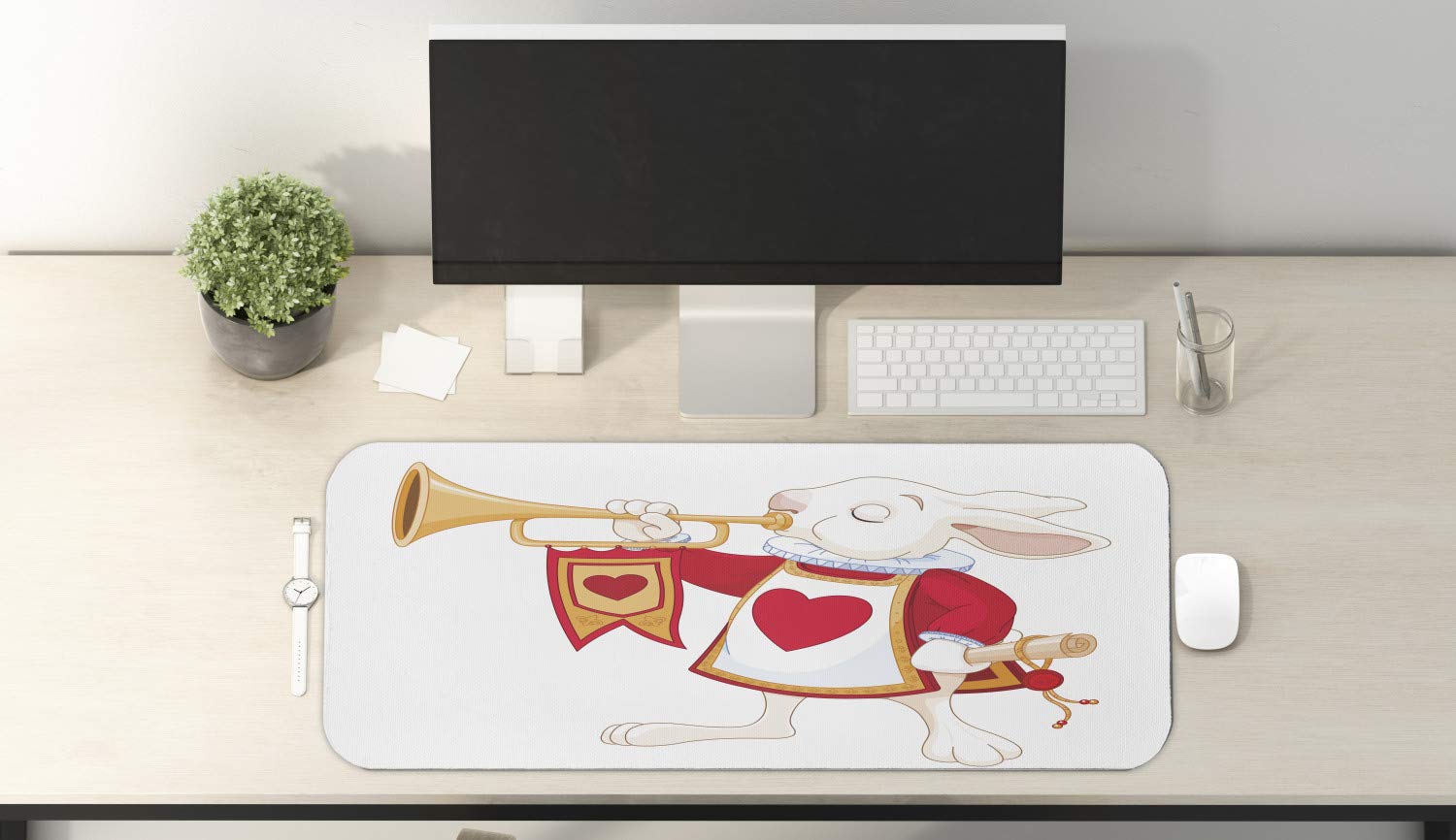Ambesonne Alice in Wonderland Mouse Pad - Large 31