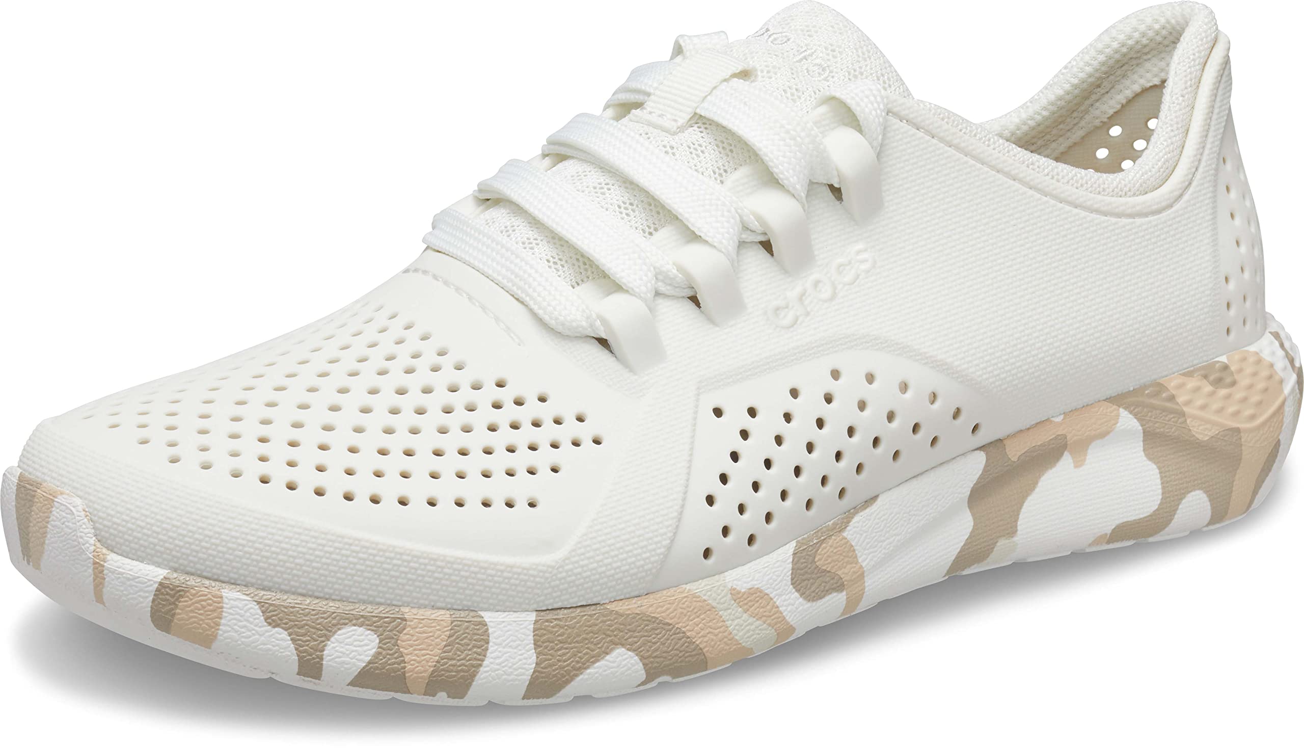 Crocs Women's Literide Pacer Lace-Up Sneakers - Lightweight Comfortable Walking Shoes for Women | Perfect for Casual Wear, Work & Outdoor Activities