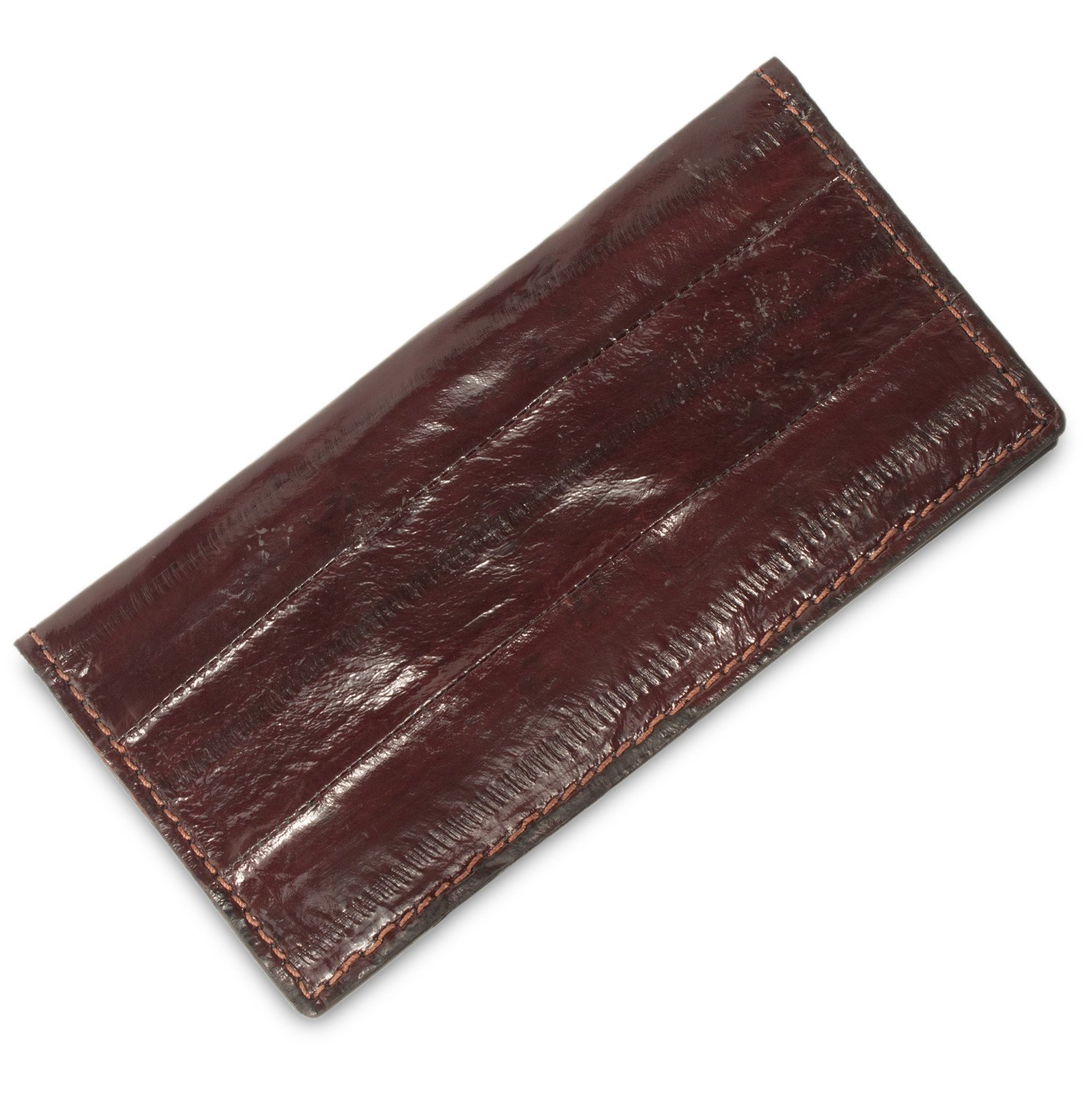 Authentic Eel Skin Rodeo Wallet for Men - Premium Cowboy Bifold Leather Wallet with RFID Protection - Perfect for Western Rodeo, Ranch Work & Outdoor Adventures