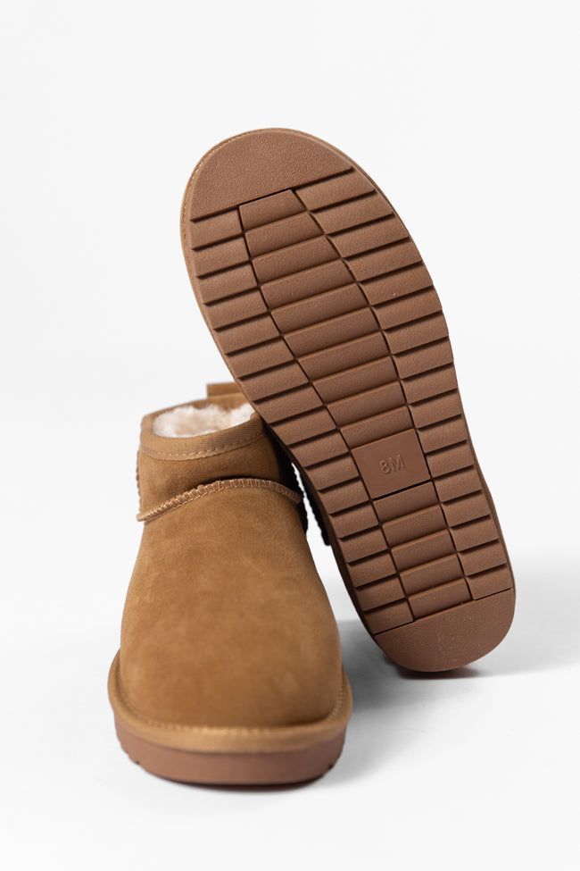 Georgia Chestnut Mini Boots for Women - Waterproof & Comfortable Ankle Boots for Fall & Winter - Perfect for Casual Outfits, Work & Outdoor Activities