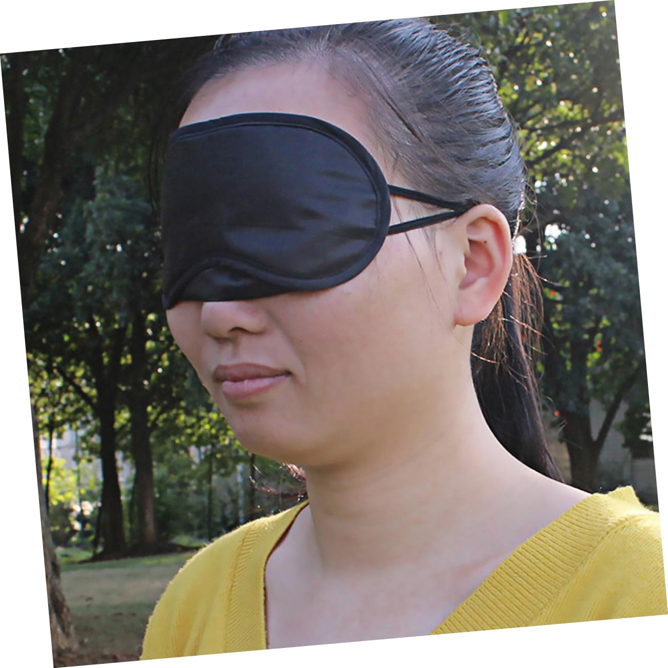 12 Pack Satin Sleep Eye Masks for Camping & Travel - Soft Washable Blindfolds for Women & Men - Perfect for Birthday Gifts, Spa Relaxation, and Deep Sleep Accessories (Black)