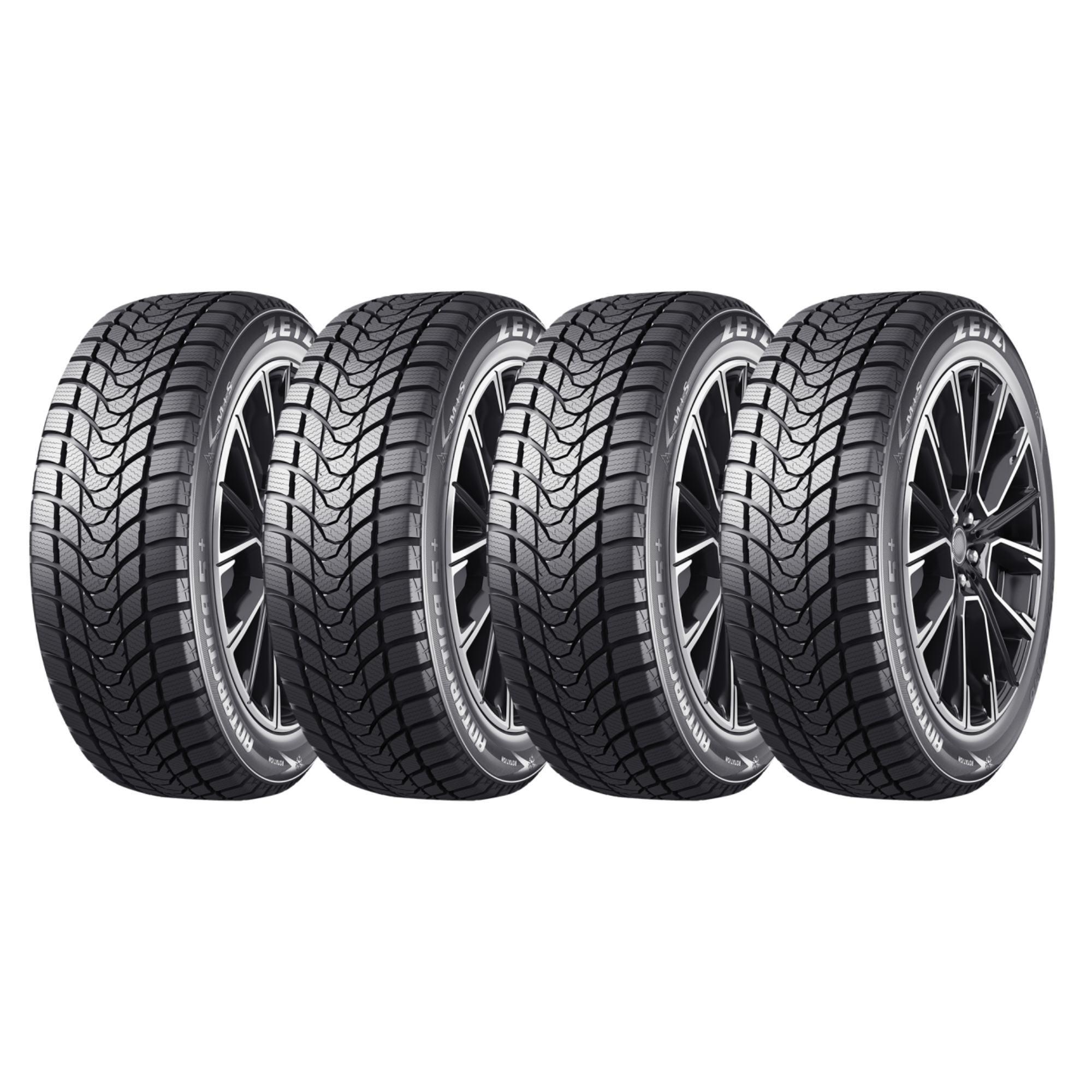 175/65R14 Zeta Antarctica 5+ 82T All-Season Tires - 4 Pack Set for Sedans & Compact Cars - Perfect for Winter Driving & Daily Commute
