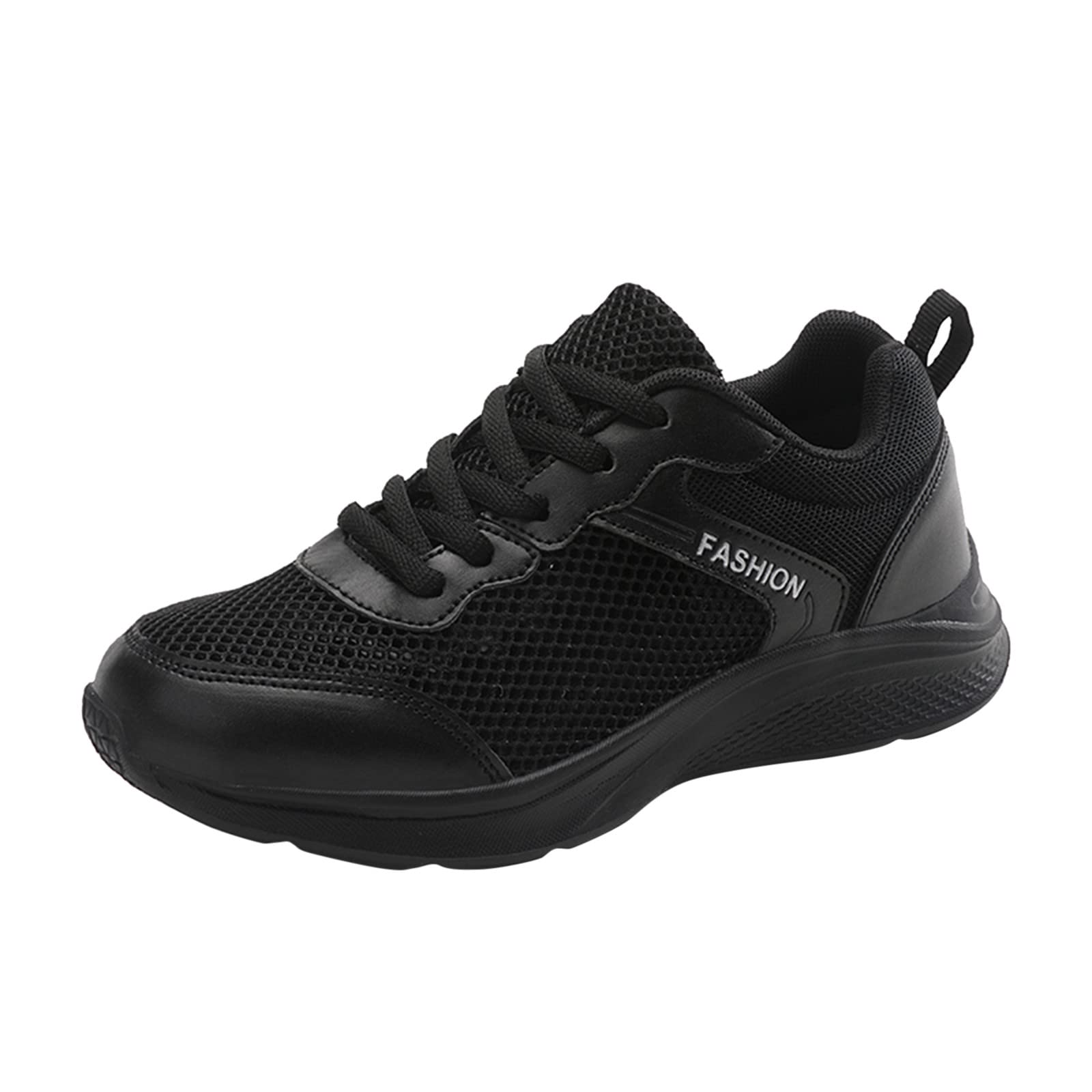 Women's Arch Support Sandals & Slip-On Sneakers - Black Sole Comfortable Walking Shoes for Outdoor Running, Fashion Sports & Leisure Activities | Breathable Mesh Design for All-Day Wear