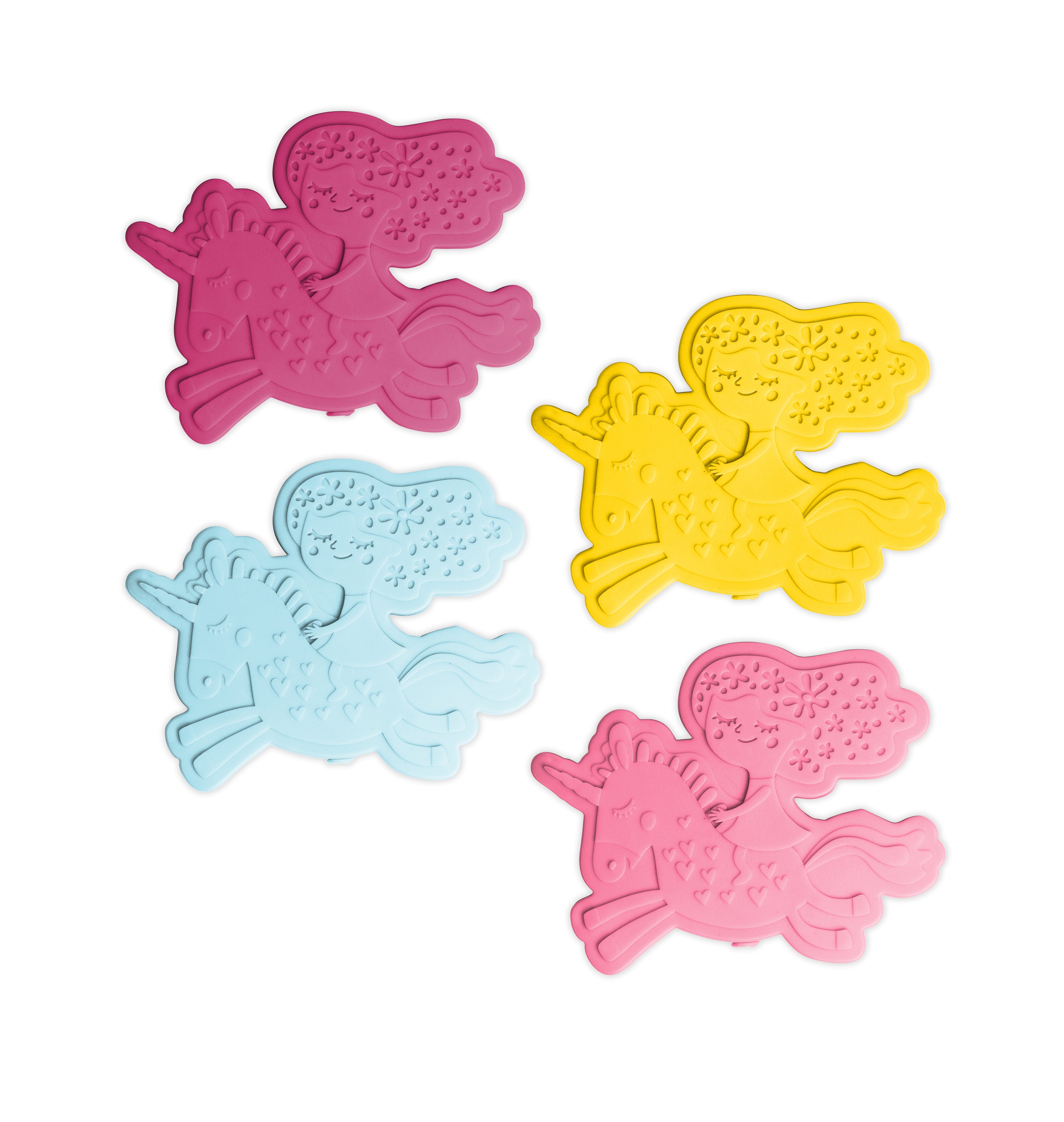 4 Pack Reusable Character Ice Packs for Kids Lunch Boxes, Injuries & Pain Relief - Fun & Safe Cooling Gel Packs for School, Sports & First Aid