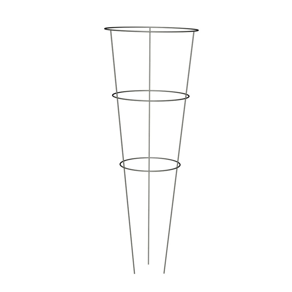 Panacea Products 89723 Galvanized Tomato and Plant Support Cage - Pack of 10 for Garden, Greenhouse, and Outdoor Plant Growth Support