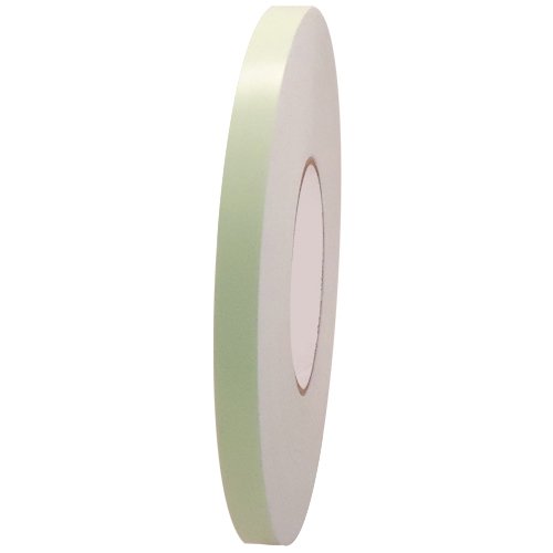 Tape Brothers High Energy Photoluminescent Glow in the Dark Tape - 1/2 Inch x 50 Yards - Self-Adhesive Safety Tape for Emergency Exits, Stair Markings & Night Visibility