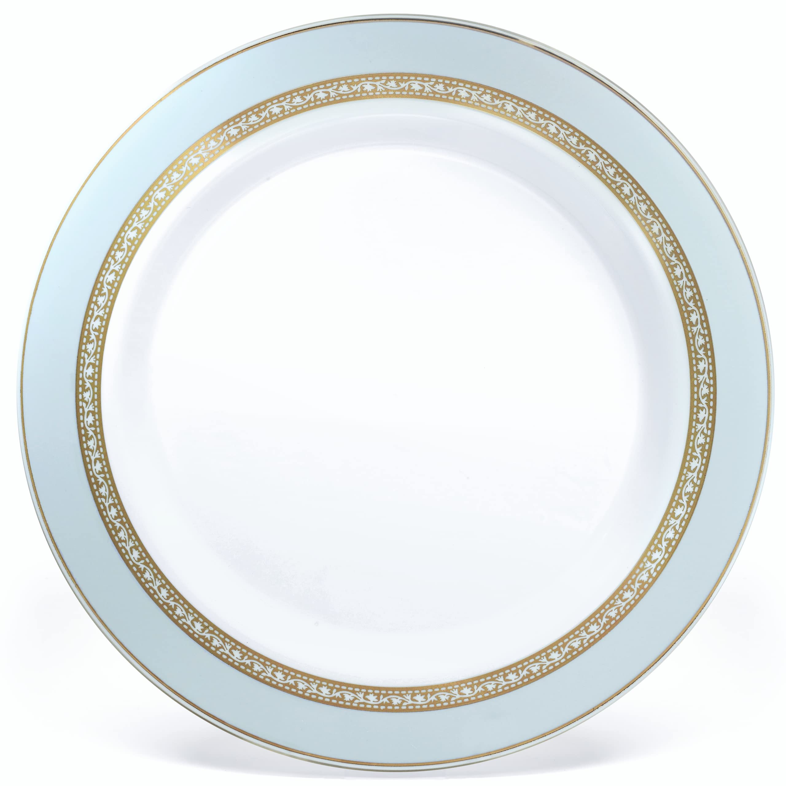 960-Piece Heavyweight Disposable Plastic Plate Set for 120 Guests - 10.5