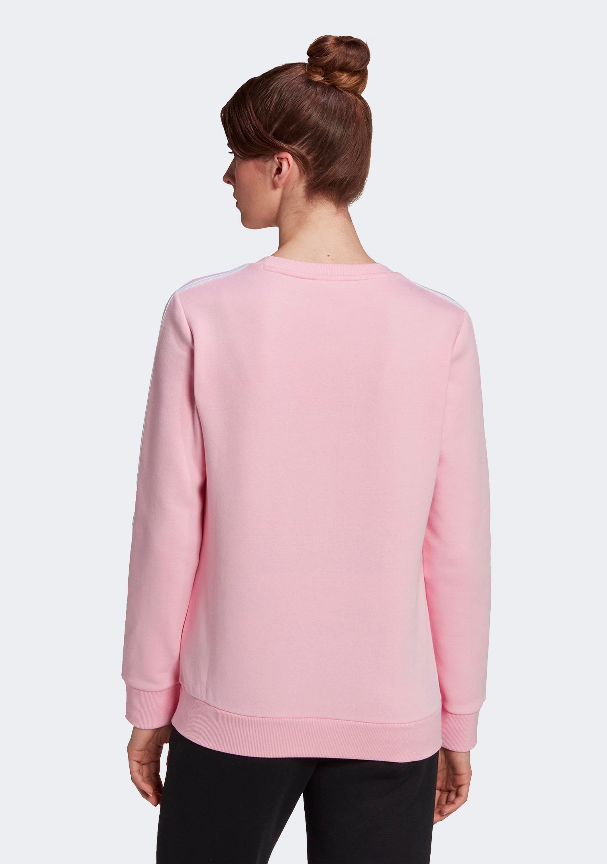 Adidas Women's 3S Fleece Sweatshirt - Soft & Comfortable Pullover Hoodie for Casual Wear, Workout & Lounge - Perfect for Running, Gym & Everyday Fashion