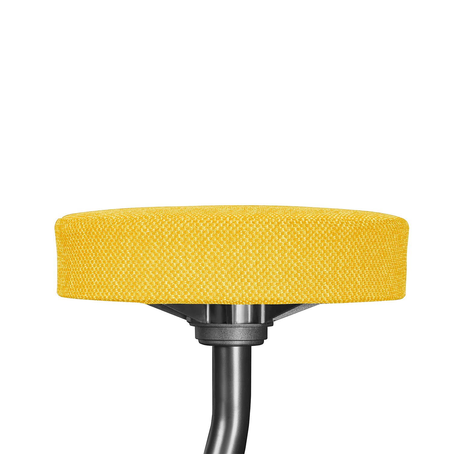 Active Sitting Stool for Stability & Balance - Non-Slip Base & Washable Cover - Perfect for ADHD, Yoga, Office & School Use - Yellow Gold Fitness Seat for Improved Posture & Focus