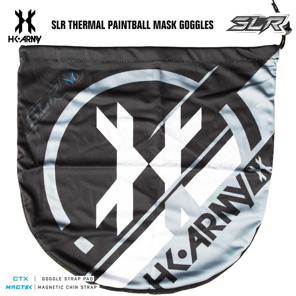 HK Army SLR Paintball & Airsoft Mask - Thermal Anti-Fog HD Pure Lens System for Clear Vision - Perfect for Outdoor Games, Tactical Training & Extreme Sports