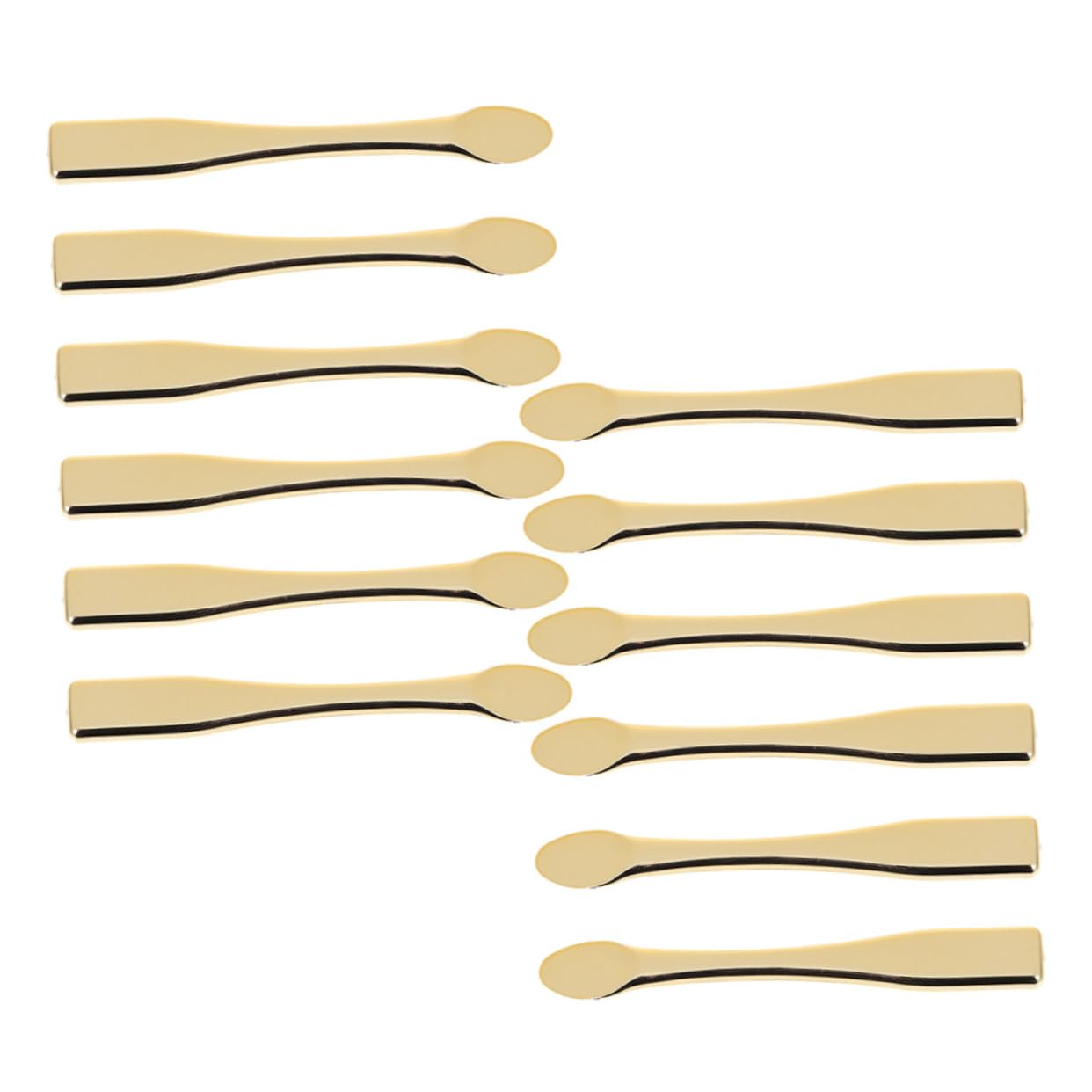 60 Pcs Mini Makeup Spatulas - Cosmetic Face Spoons & Cream Applicators for Skincare, Foundation, Lip Balm | Perfect for DIY Beauty, Travel Kits & Salon Use