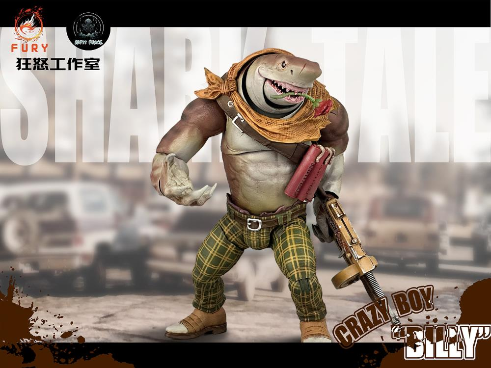 Fury Toys 1/12 Scale 8-Inch Abyss Force Arthur Gypsy Billy Action Figure - Collectible Model for Display, Photography & Cosplay Scenes