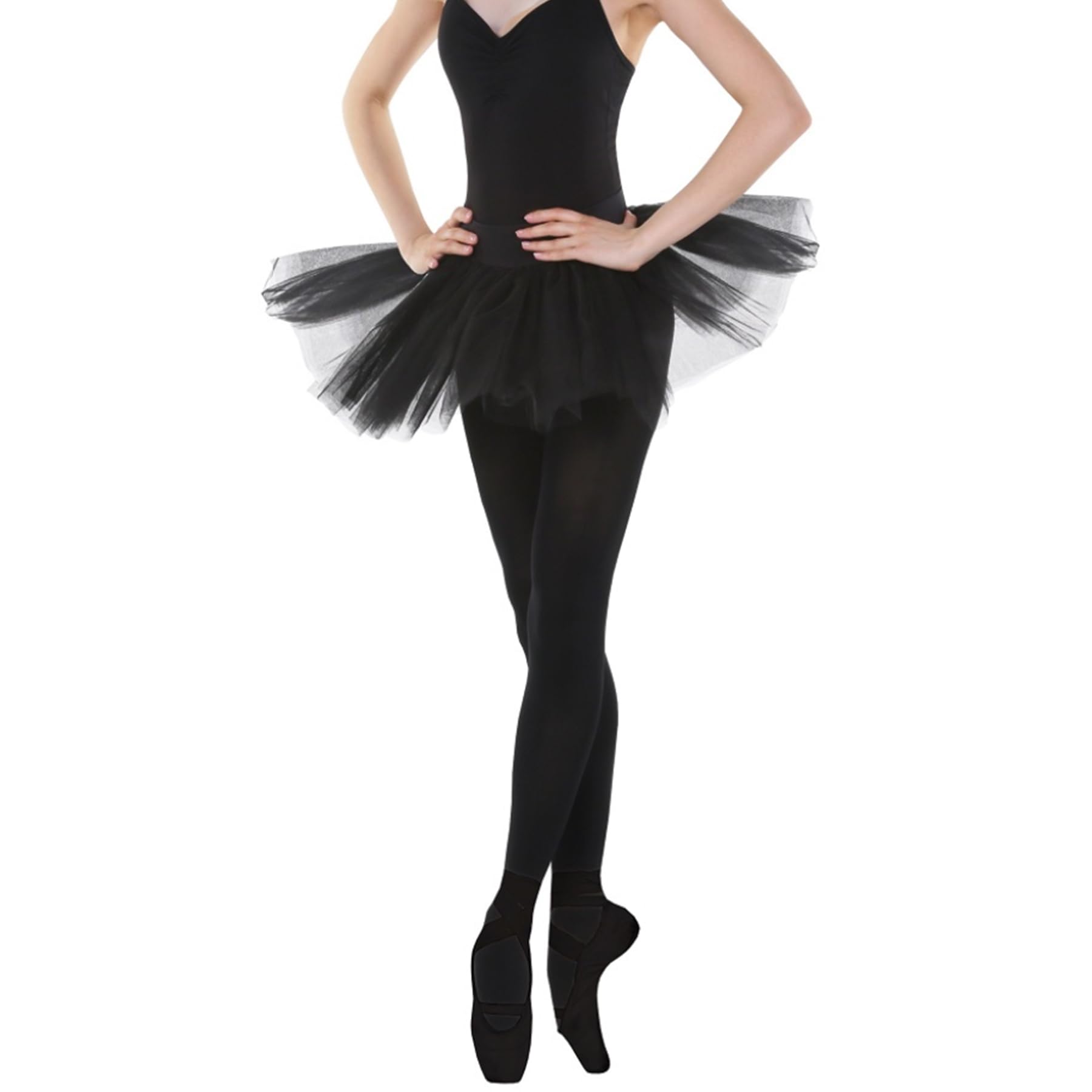 Zando 3-Pack Girls Ballet Dance Tights - Ultra Soft Footed Stockings for Toddlers & Kids - Perfect for Ballet Class, Dance Practice & Athletic Activities