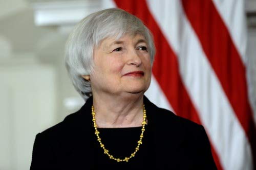 Janet Yellen Glossy Poster - Treasury Secretary Photo Print Banner - Premium Wall Art for Office & Home Decor - Perfect for Political Enthusiasts & History Classrooms