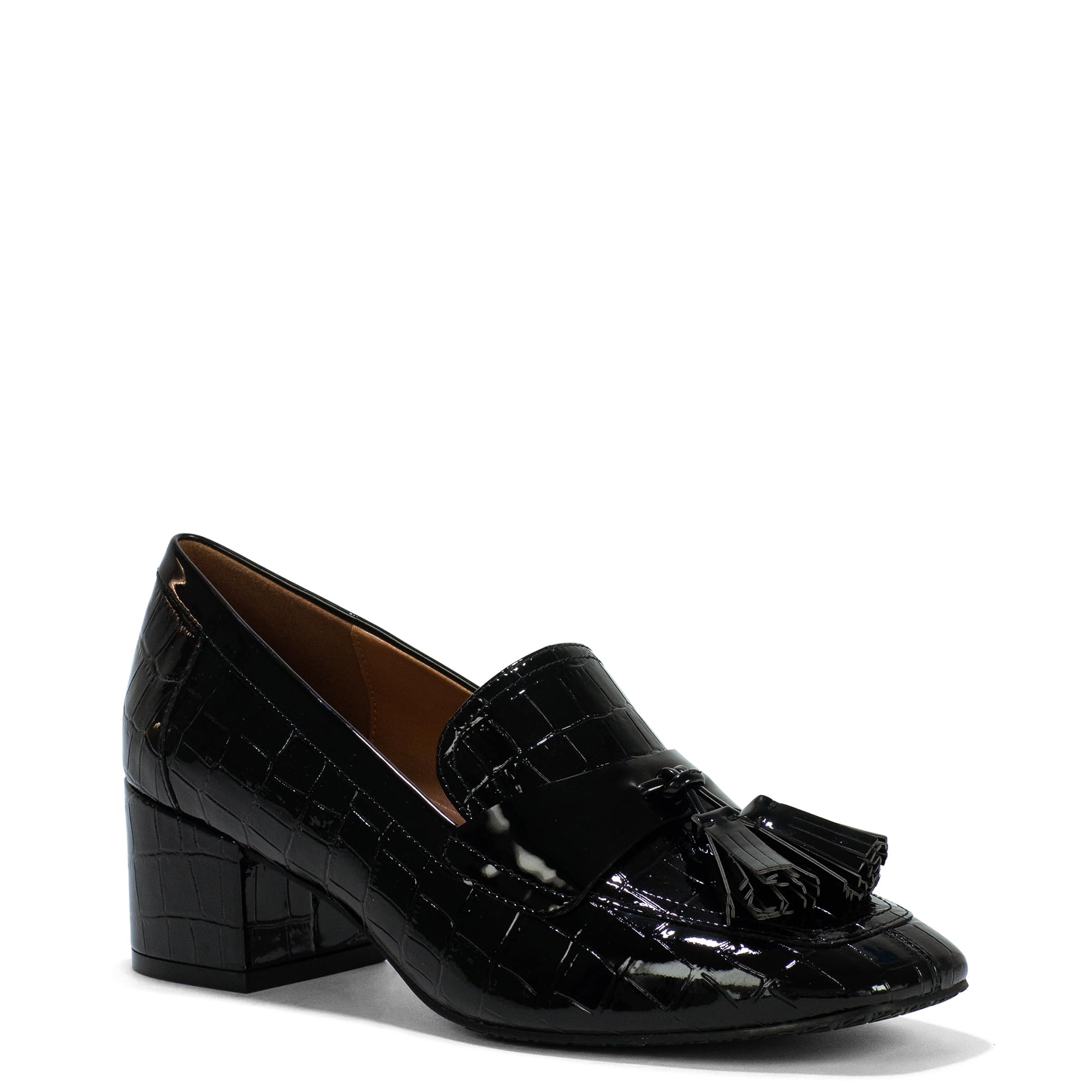 Donald Pliner Women's Kressida Dress Loafers - Comfortable 2 Inch Block Heel Slip-On Shoes for Women | Perfect for Office, Business Casual & Everyday Wear