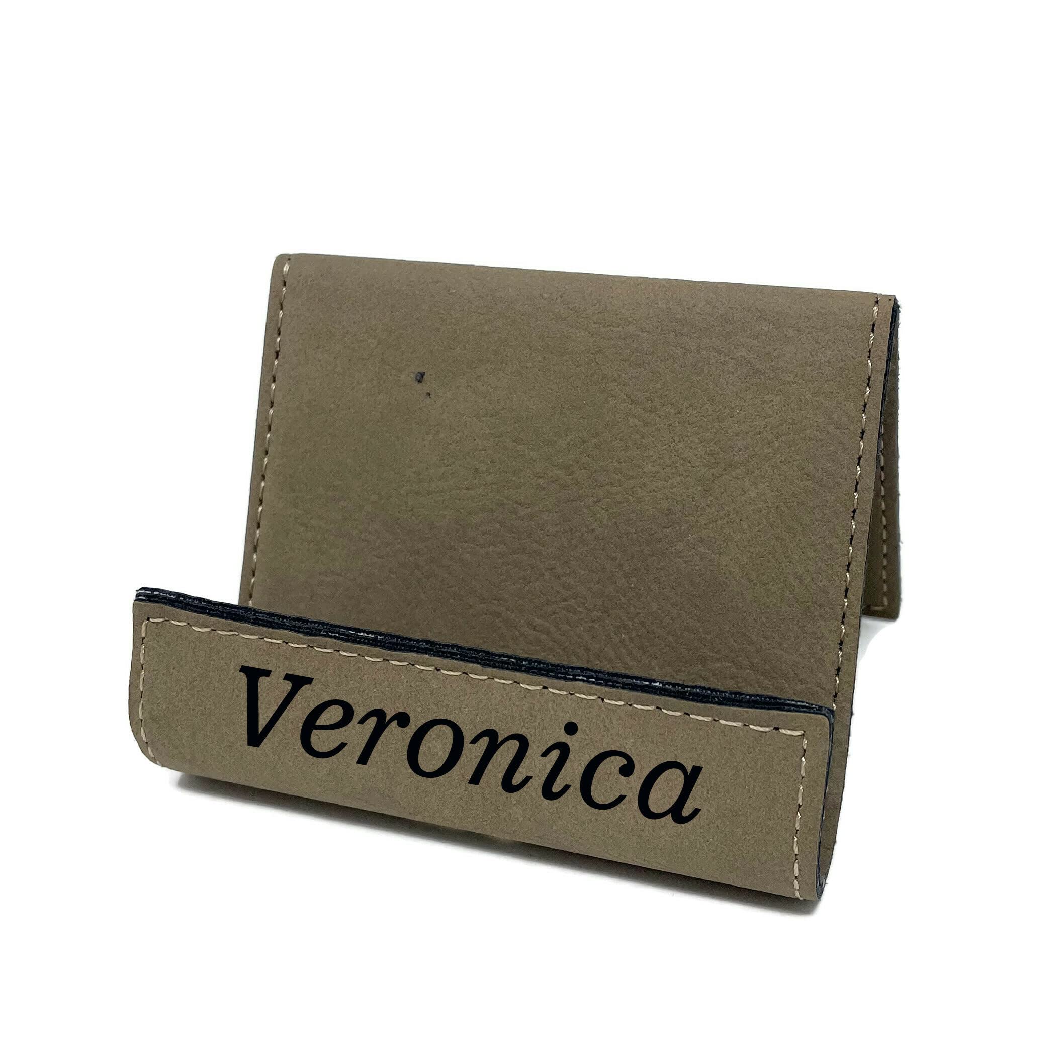 Custom Personalized iPhone & Cell Phone Stand - Engraved Name/Text Holder for Desk, Home & Office Use - Perfect Gift for iPhone Users