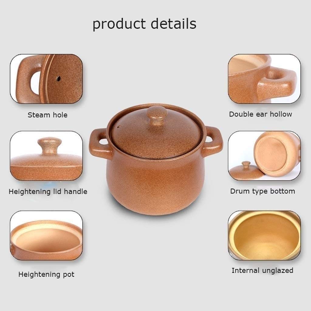 Premium Ceramic Crock Pot - 3.2L Slow Cooker for Soup, Stew & Casserole | Durable Ceramic Cookware for Healthy Cooking | Perfect for Family Dinners, Meal Prep & Holiday Feasts