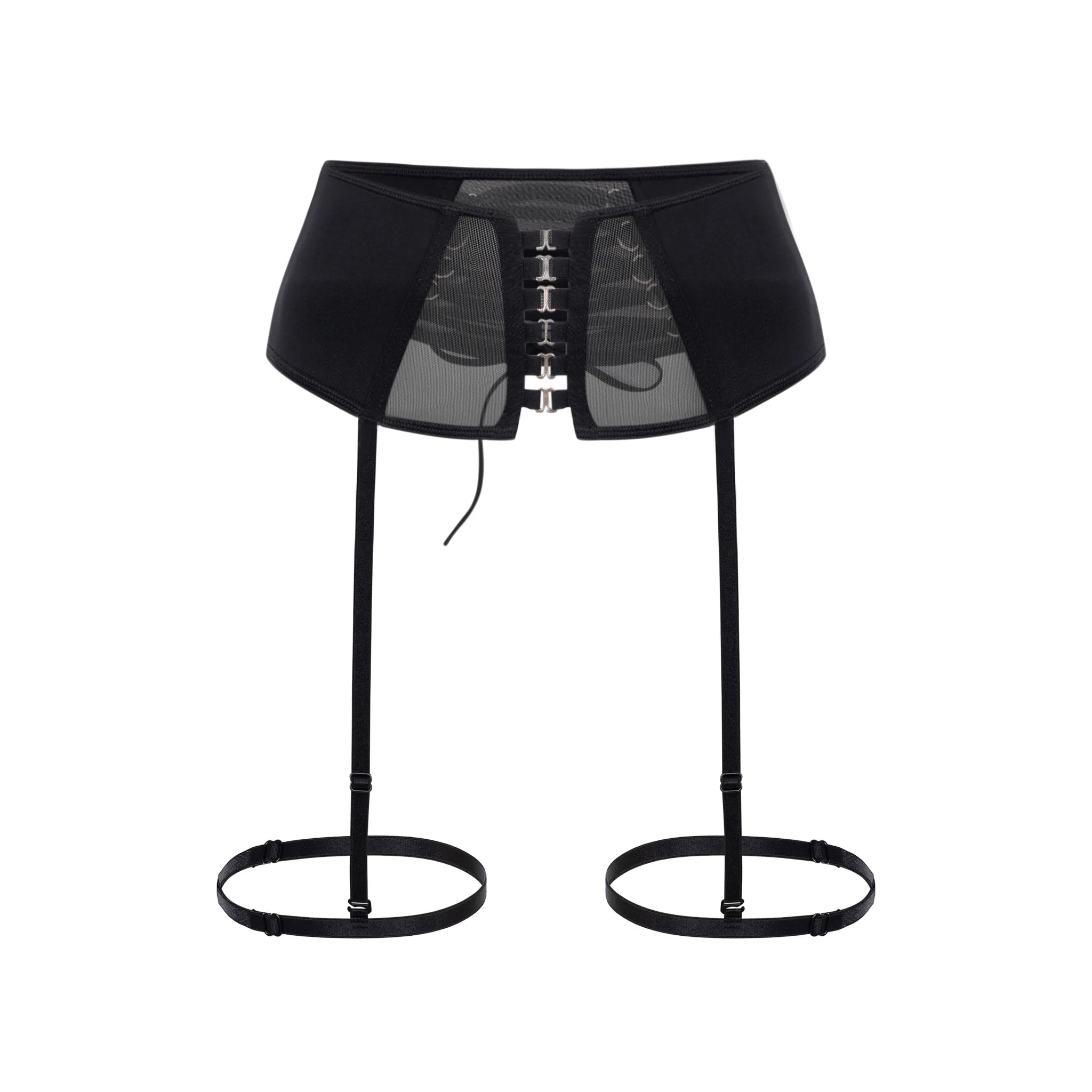 Sexy Black Burlesque Garter Belt for Women - Lingerie Accessory for Boudoir, Dance, and Vintage Fashion