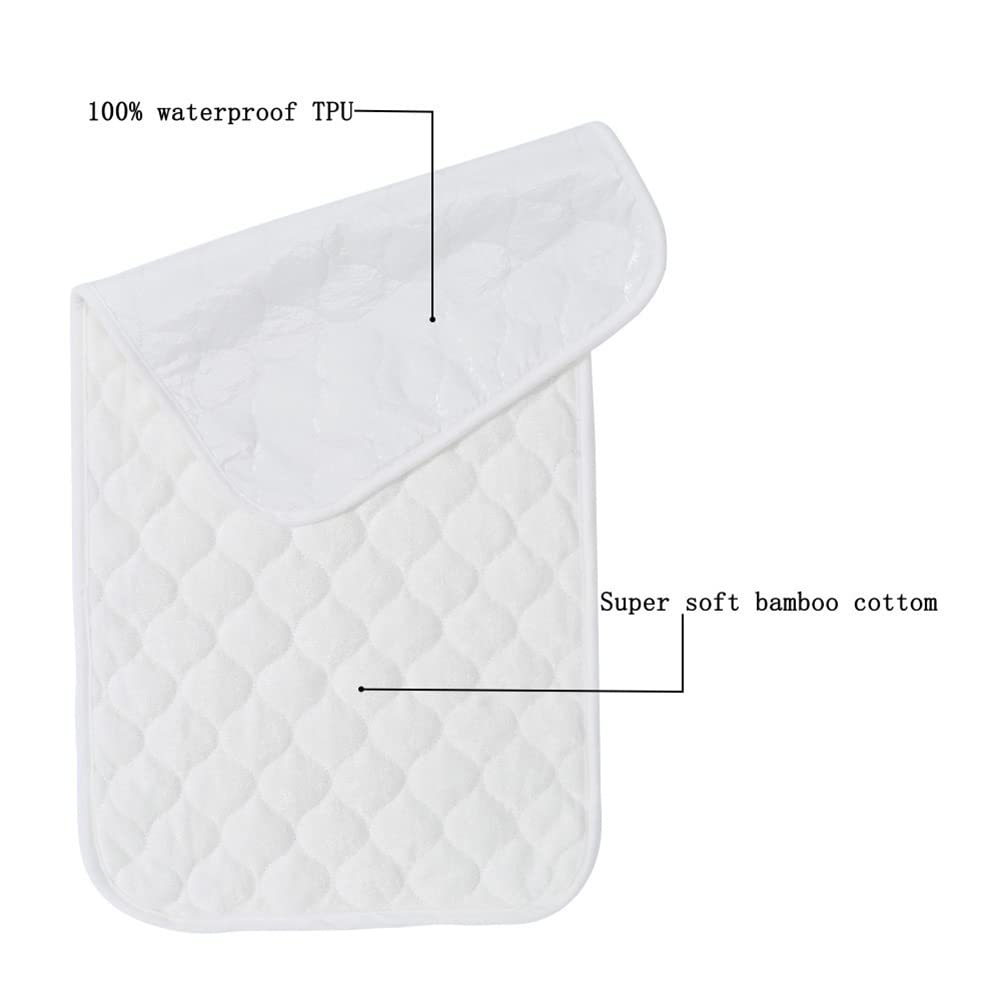 Soft Reusable Baby Diaper Changing Pad - High Absorbent Travel Underpads for Newborn & Infant - Perfect for On-the-Go Parents, Daycare & Home Use