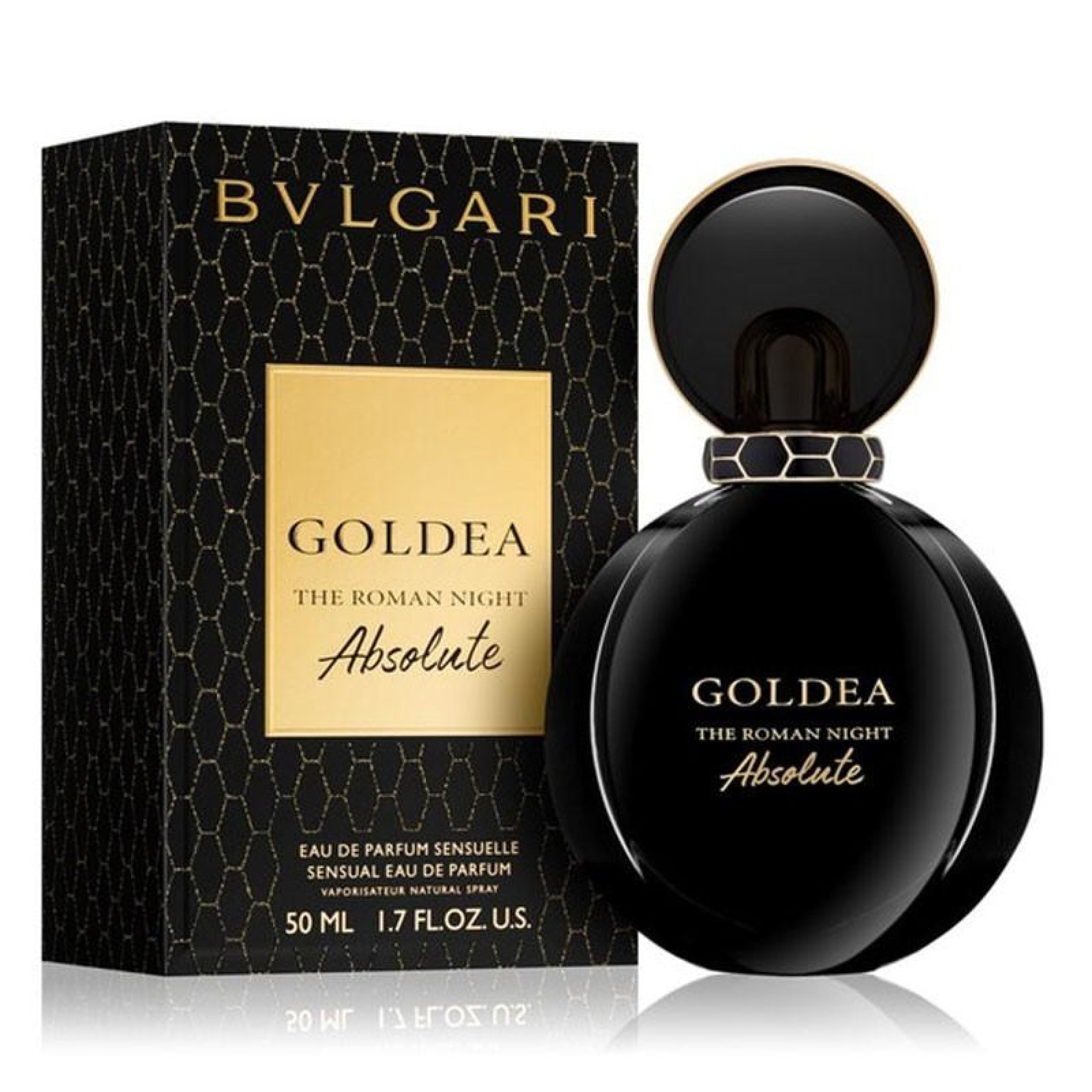 Bvlgari Goldea The Roman Night Absolute Sensual 50ML EDP Spray for Women - Luxurious Evening Fragrance for Date Nights & Special Occasions