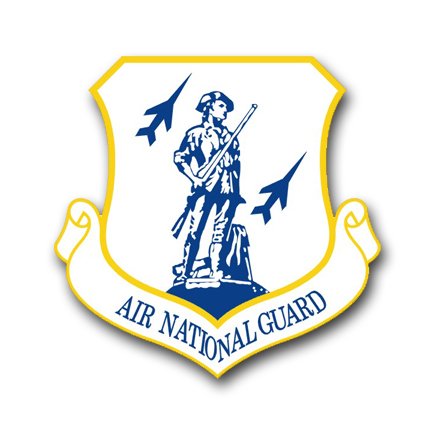 US Air Force Air National Guard Vinyl Decal Sticker 3.8 Inch - Patriotic Military Car, Laptop & Window Decoration