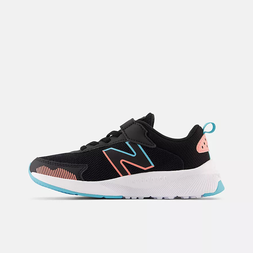 New Balance Dynasoft 545 A/C Kids' Sneakers in Black/Grapefruit - Lightweight & Comfortable for School, Sports & Daily Wear