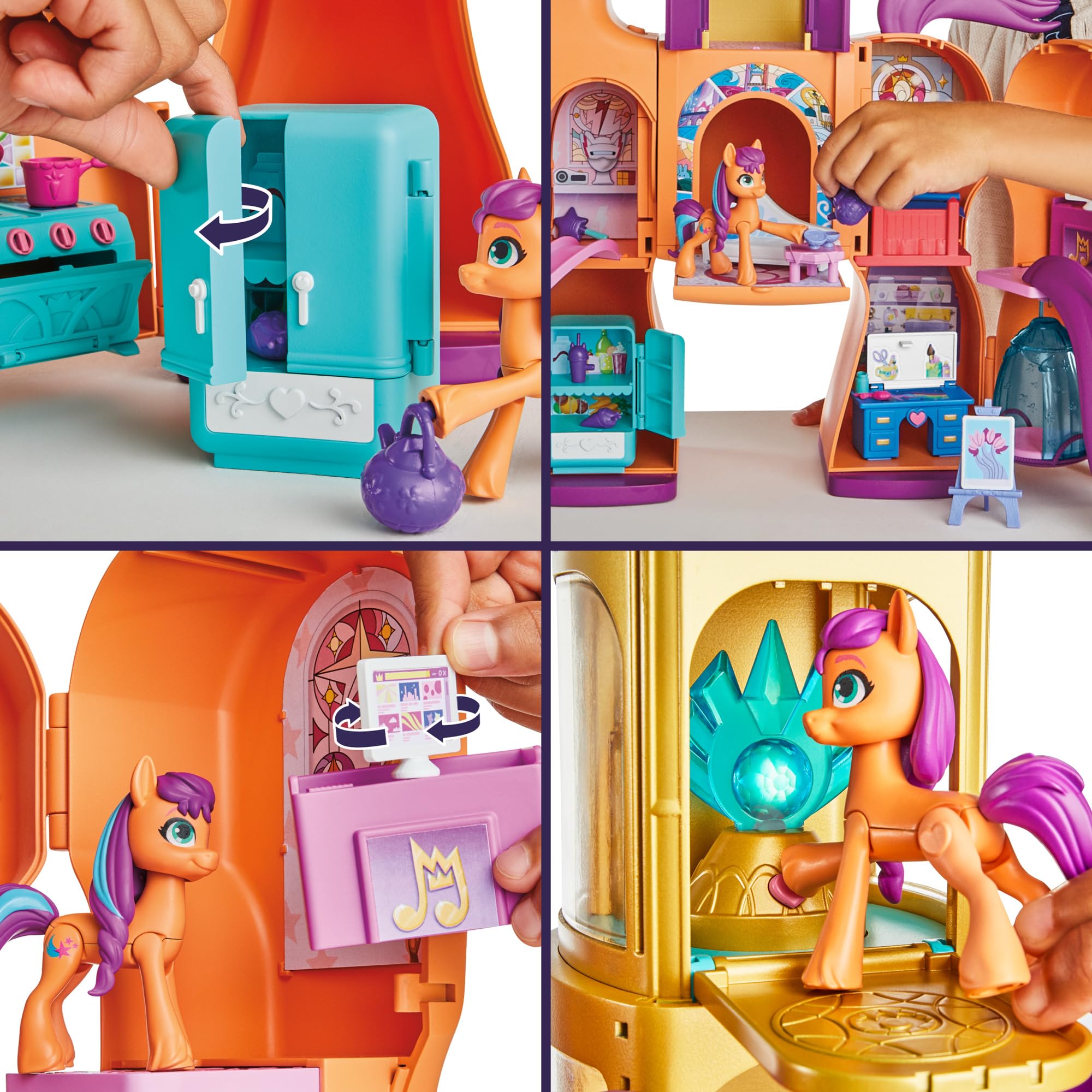My Little Pony Transforming Doll Playset - 25-Inch Sunny's Interactive Toy with Reveal Feature for Kids Ages 5+ | Perfect for Birthday Gifts & Pretend Play (Amazon Exclusive)