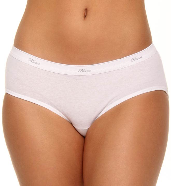 Hanes Women's Sporty Cotton Hipster Underwear - Soft Breathable Comfort Underwear for Yoga, Gym & Everyday Wear