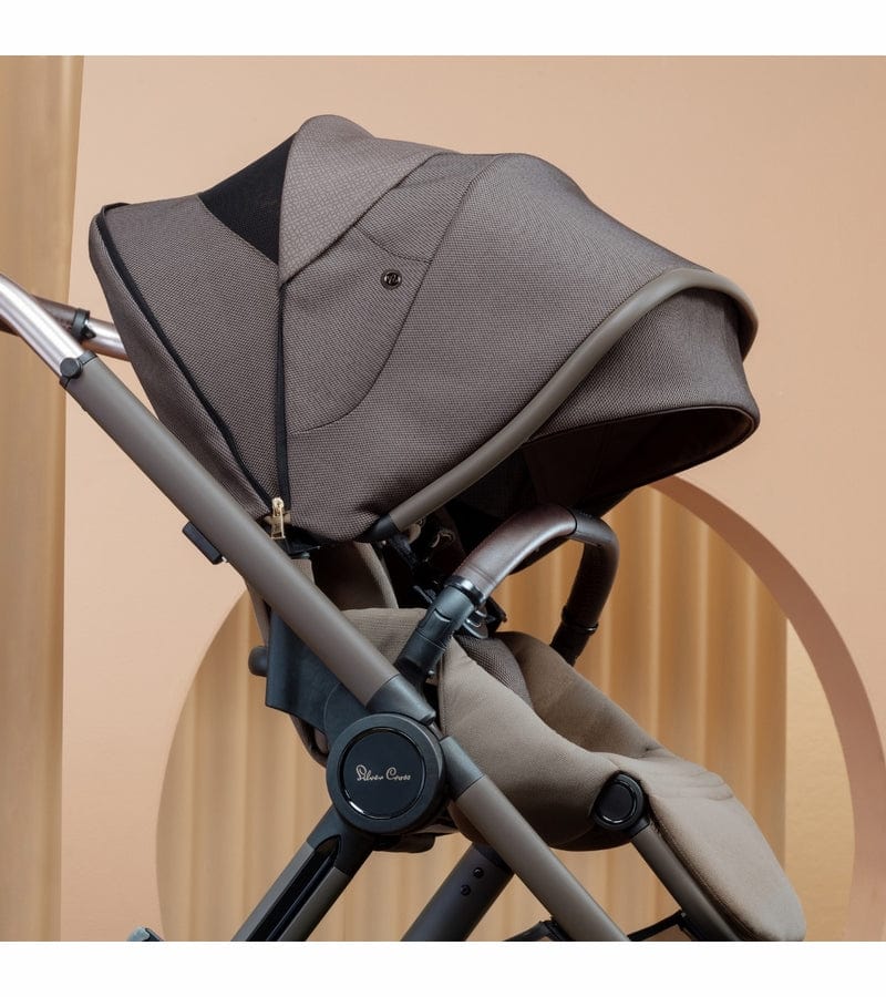 Silver Cross Reef Stroller with Folding Bassinet - Lightweight Compact Travel Baby Stroller for Newborns & Toddlers - Perfect for Shopping, Travel & Daily Walks