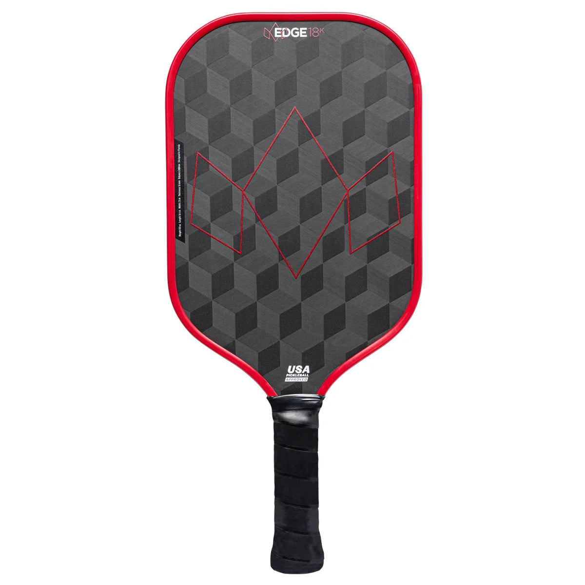 Diadem EDGE 18K Carbon Fiber Pickleball Paddle - Premium Performance Paddle for Competitive Play & Tournament Use