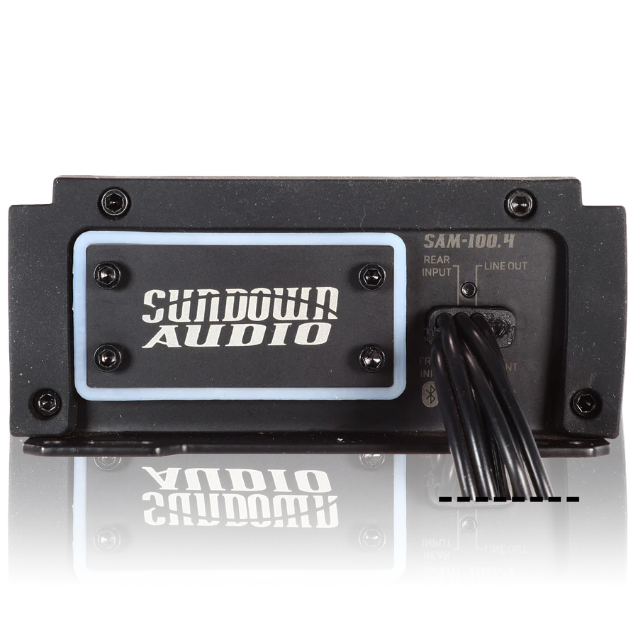 SUNDOWN AUDIO SAM 150.2 2-Channel Bluetooth Marine & Powersports Amplifier - Perfect for Boats, ATVs, and Motorcycles