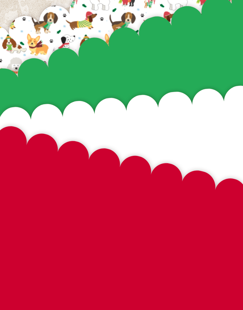 Festive Dog-Themed Scalloped Edge Tissue Paper for Gift Wrapping, Party Decorations, and DIY Crafts