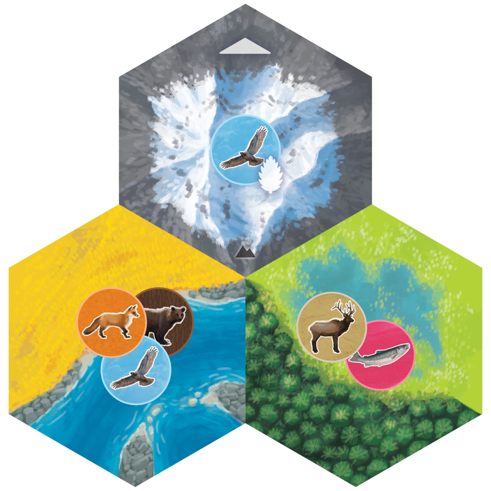 Cascadia Landmarks Expansion Board Game - Strategic Tile Placement Puzzle Game for Family Game Night & Educational Play