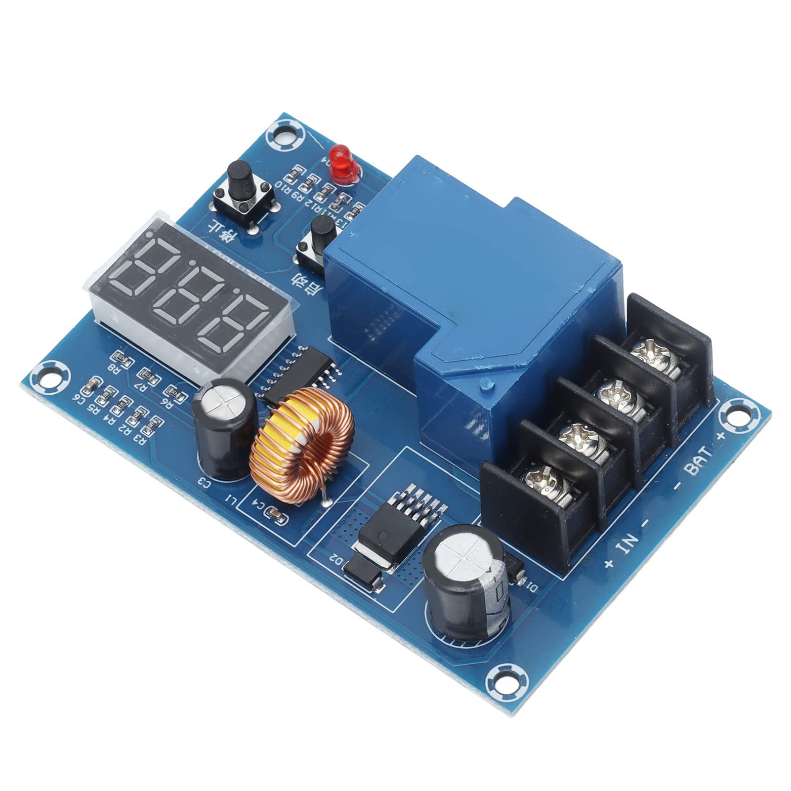 12V 24V Auto Power Off Charge Controller Module with Overcharge Protection - Easy Wiring Battery Charging Control Board for Solar Panels, RVs, Boats, and Off-Grid Systems