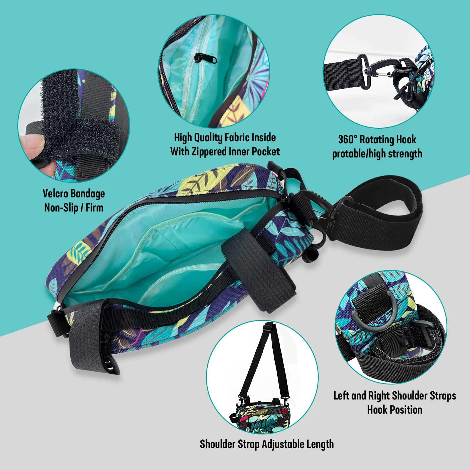 YEEGO DIRECT Waterproof Bike Handlebar Bag - Multifunctional Front Frame Bicycle Accessory for Scooters & Cycling (Green) | Perfect for Commuting, Travel & Outdoor Adventures