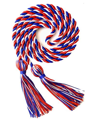 Red Royal-blue White