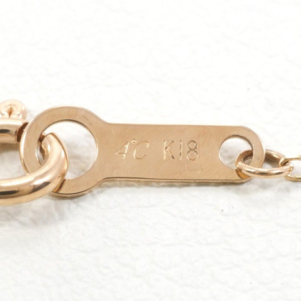 4℃ K10PG Elegant Rose Gold Plated Necklace for Women - Perfect for Weddings, Anniversaries & Special Occasions