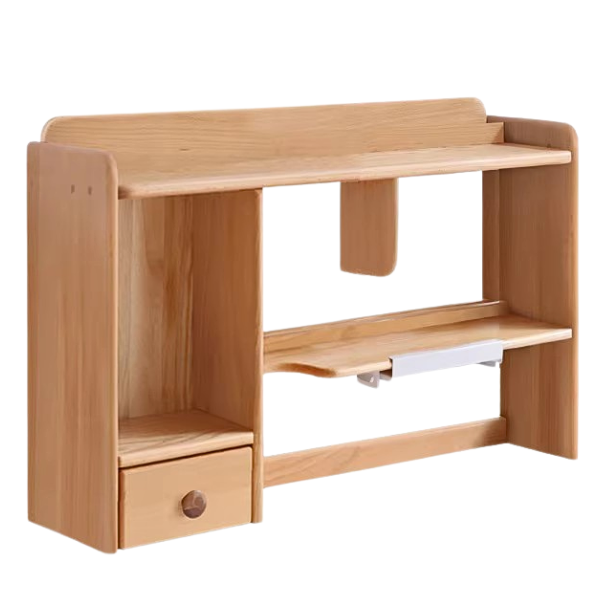 Solid Oak & Beech Wood Bookshelf - Sturdy Wooden Shelf for Home, Office & Library - Perfect for Organizing Books, Decor & Storage