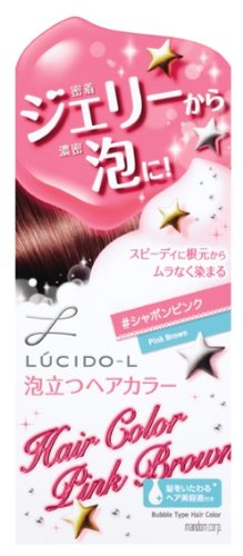 LUCIDO-L Bubble Hair Color - Pink (Japan Import) | Easy DIY Hair Dye for Vibrant, Long-Lasting Color | Perfect for Home Use, Parties & Special Occasions