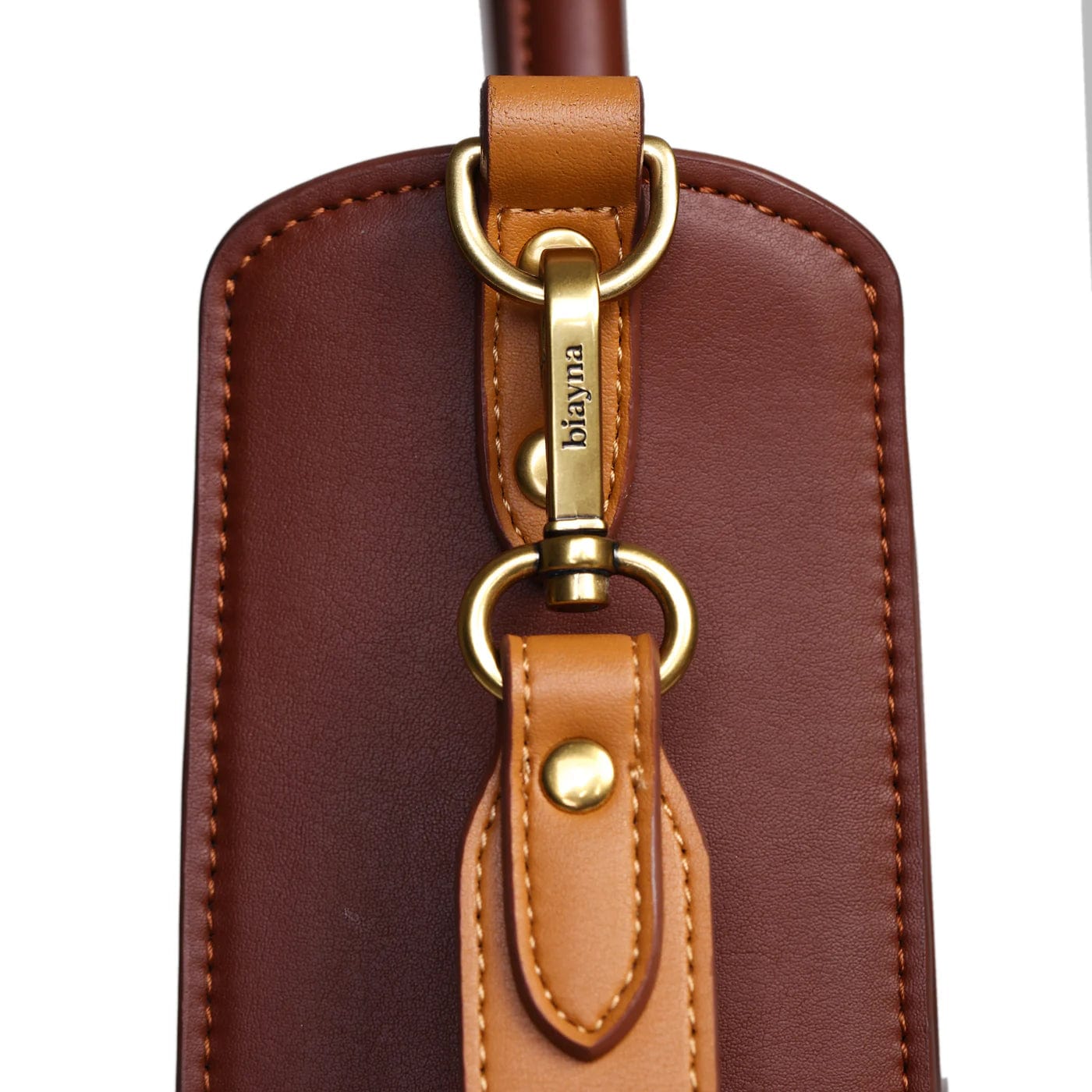 Vegan Cactus Leather Crossbody Bag for Women - Sunrise Chestnut Honey Color | Eco-Friendly Fashion Accessory for Casual Outings & Travel